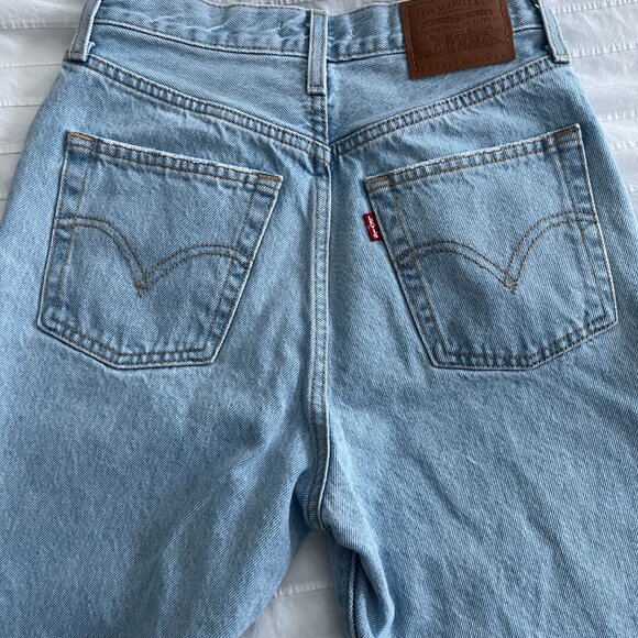 Levi Ribcage Straight Ankle Jeans 25W - Picture 3 of 7